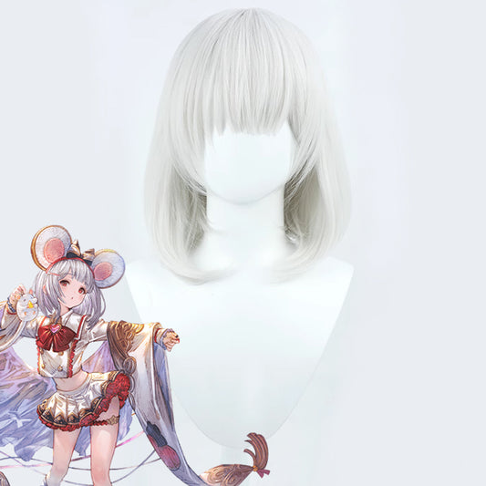 Granblue Fantasy Vikala White Cosplay Wig