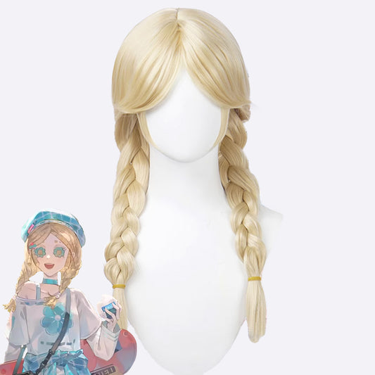 Identity V Lawson Partner Toy Merchant Golden Cosplay Wig