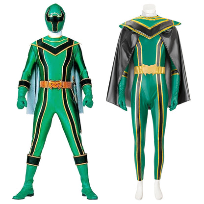 Power Rangers Mystic Force Green Mystic Ranger Cosplay Costume