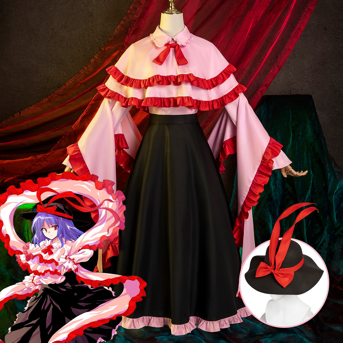 Touhou Project Nagae Iku Cosplay Costume