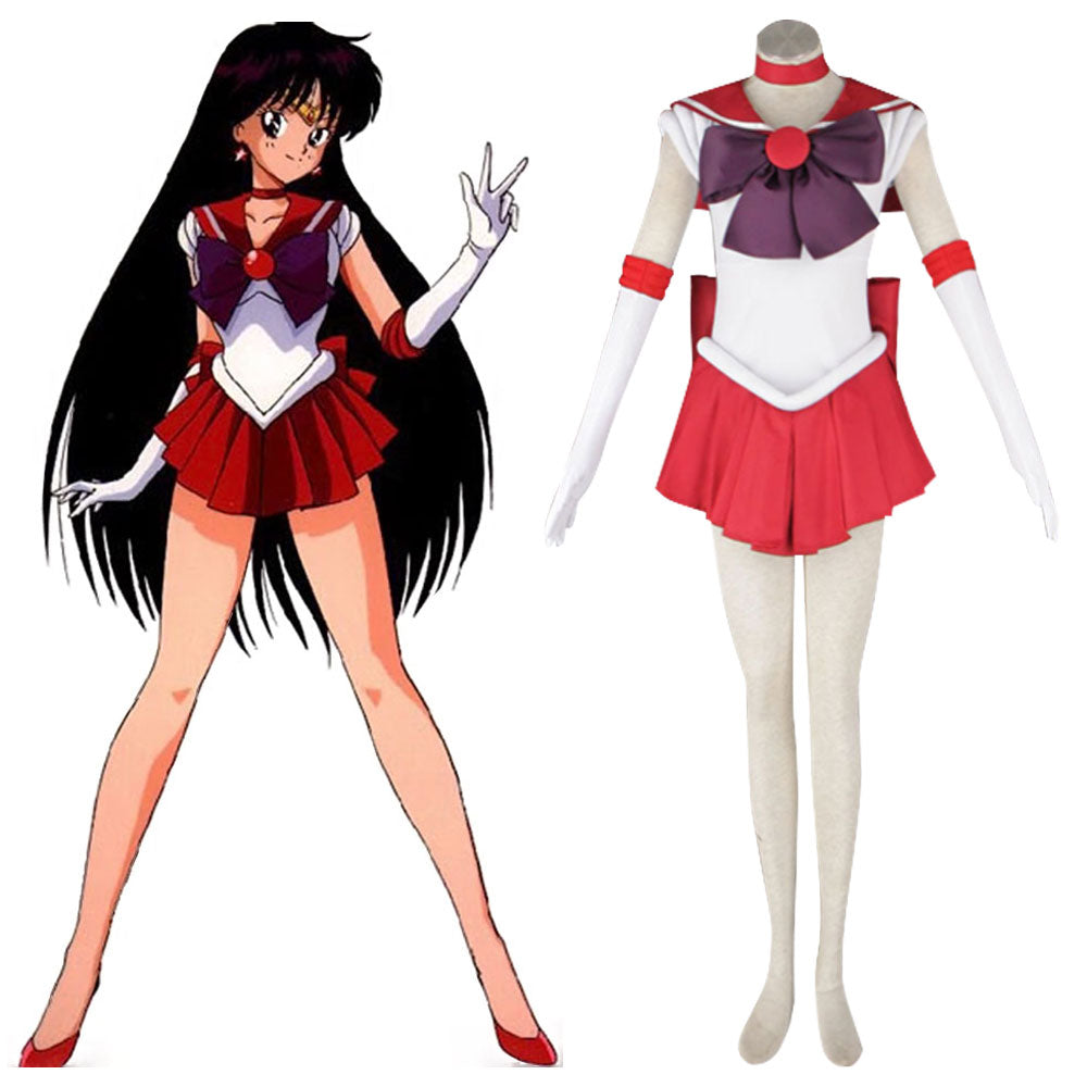 Sailor moon Rei Hino Sailor Mars Cosplay Costume