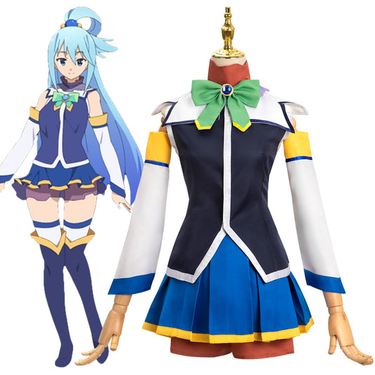 Kono Subarashii Sekai ni Shukufuku o Aqua Cosplay Costume - B Edition