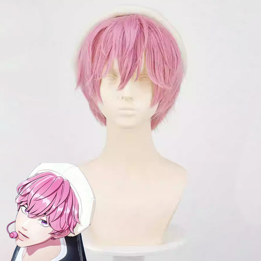 Virtual Kpop Idol PLAV Bamby Pink Cosplay Wig