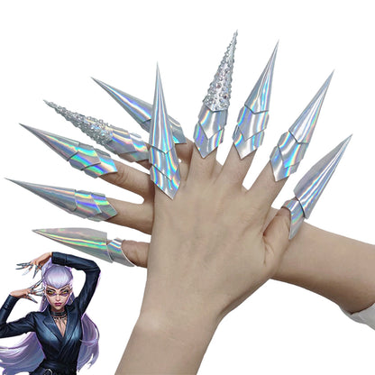 League Of Legends LOL 2020 KDA K/DA Evelynn Nails Accessory Prop