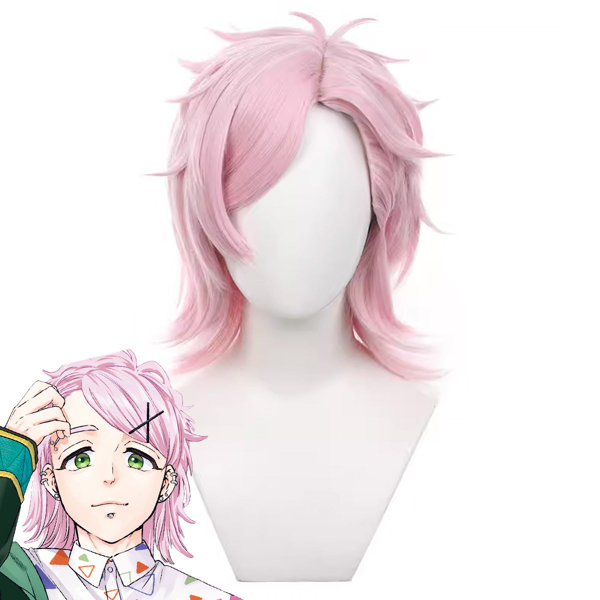 Wind Breaker Mitsuki Kiryu Pink Cosplay Wig