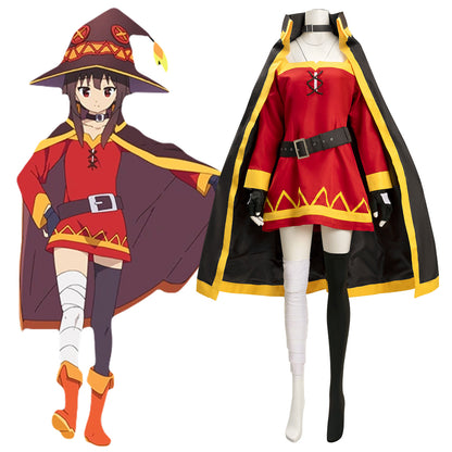 Kono Subarashii Sekai ni Shukufuku o Megumin Cosplay Costume - A Edition