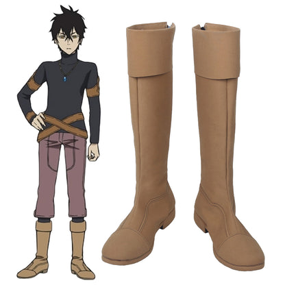 Black Clover Yuno Light Yellow Shoes Cosplay Boots