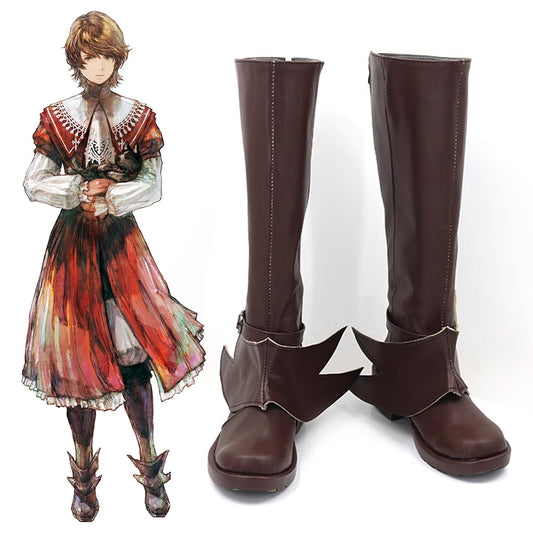 Final Fantasy XVI FF16 Joshua Rosfield Shoes Cosplay Boots
