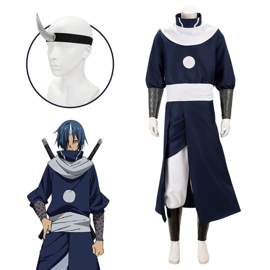 That Time I Got Reincarnated as a Slime Tensei Shitara Suraimu Datta Ken Souei Cosplay Costume - Including Horn Clips