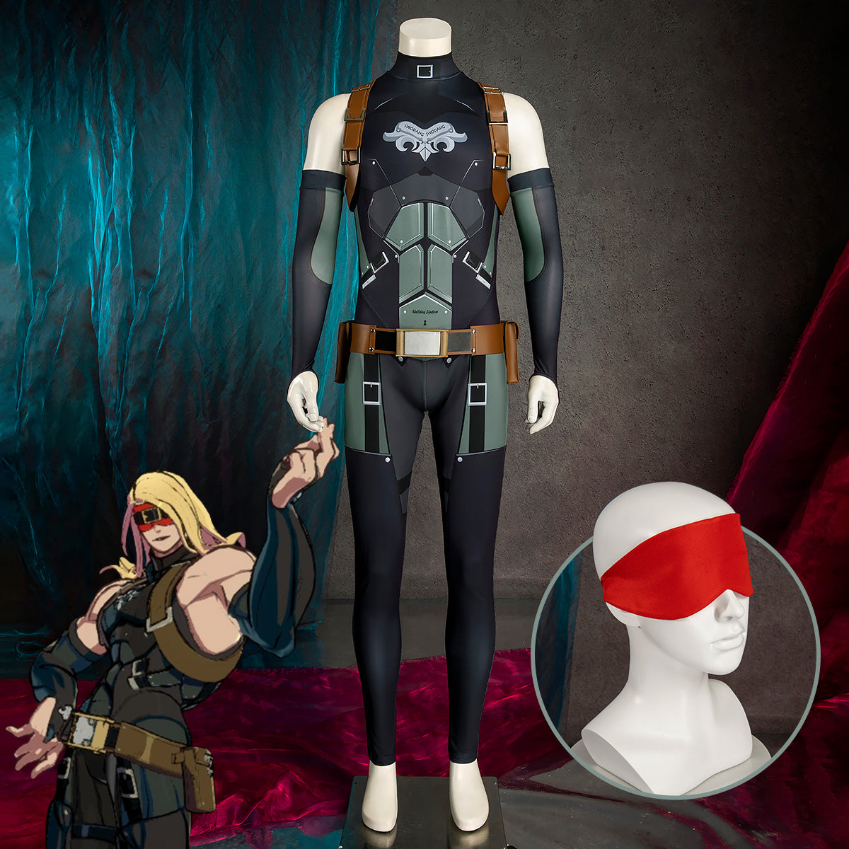 Guilty Gear STRIVE Zato-ONE Cosplay Costume