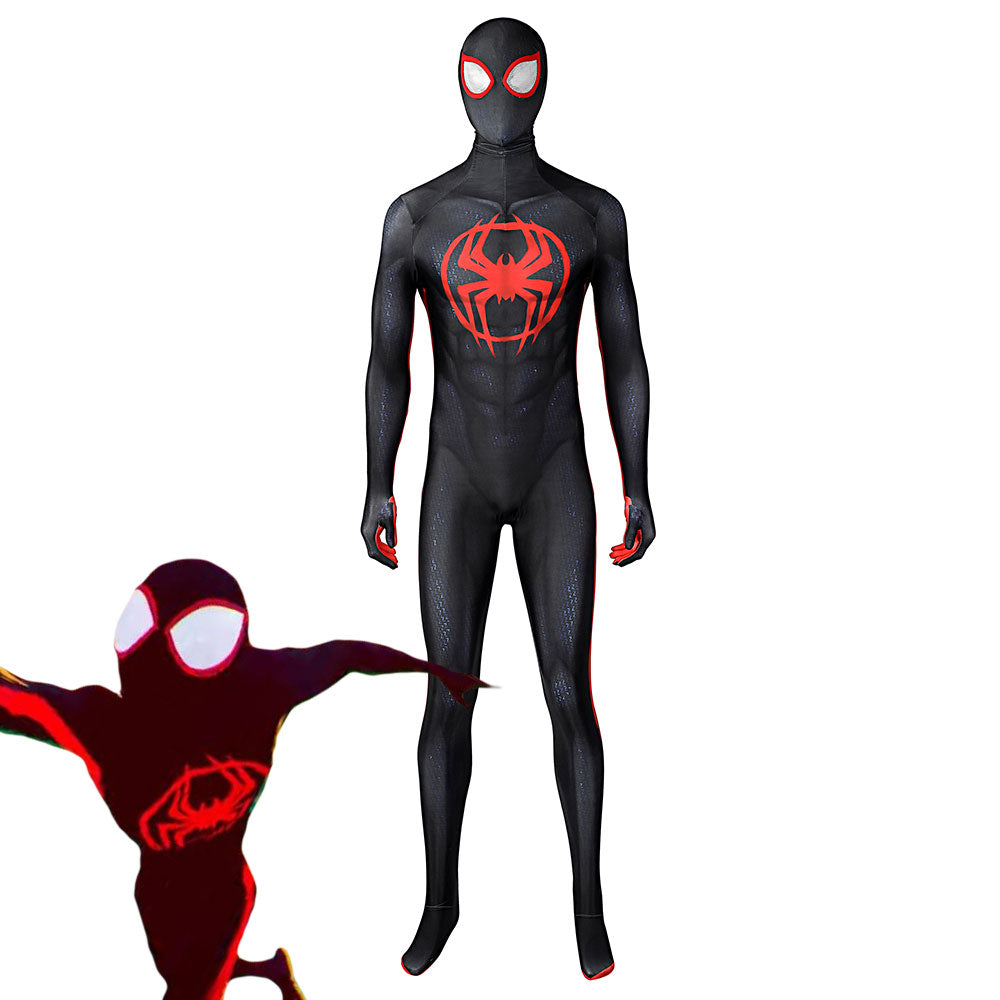 Marvel Spider-Man: Across The Spider-Verse Miles Morales Jumpsuit Zentai Cosplay Costume