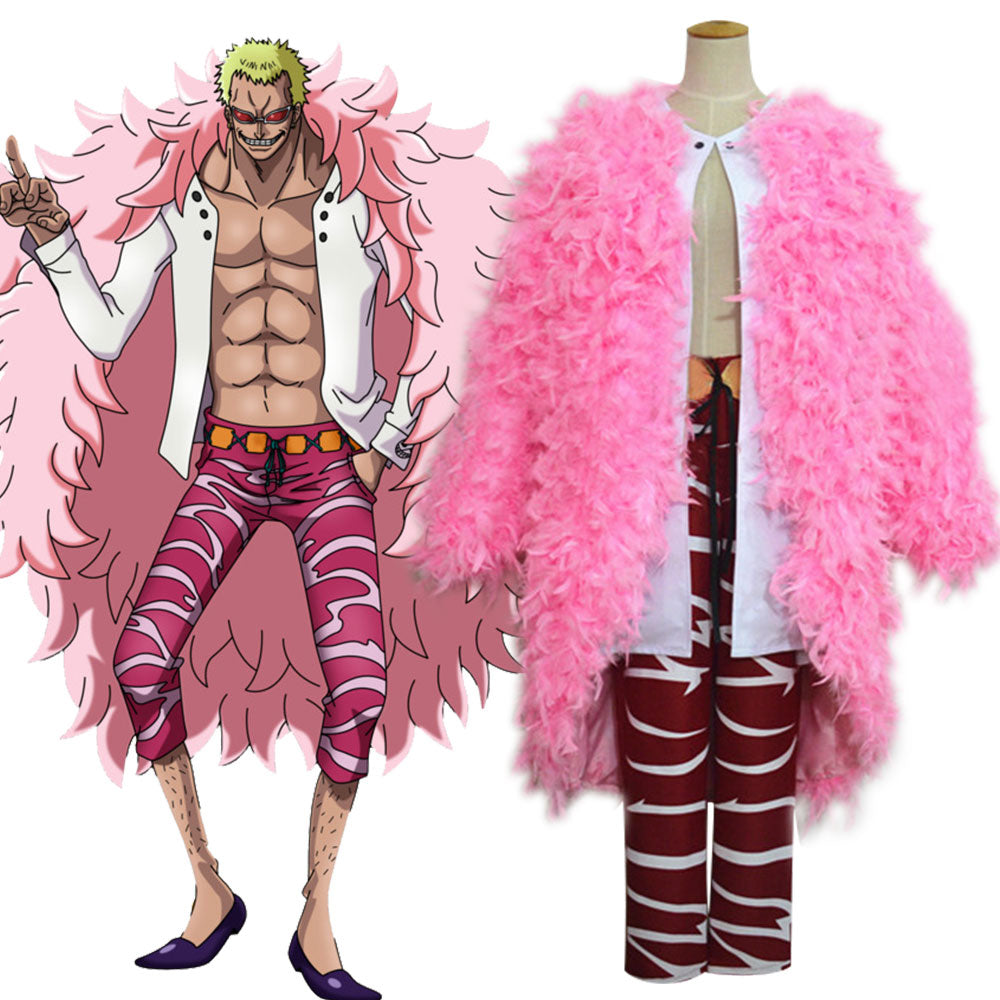 One Piece Donquixote Doflamingo Cosplay Costume