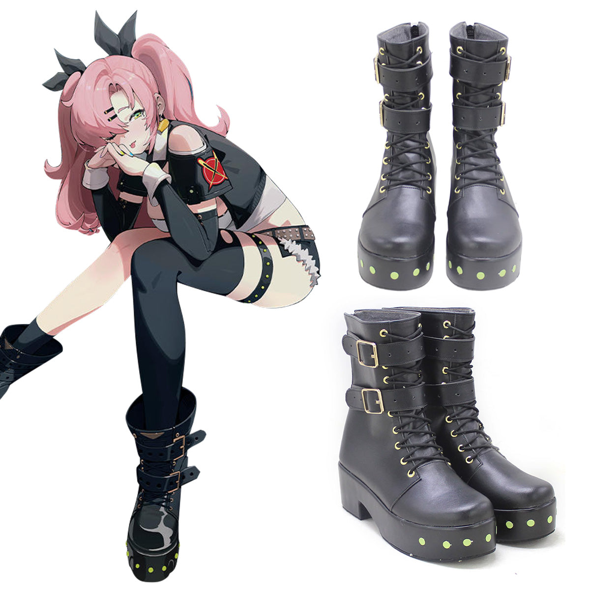 Zenless Zone Zero Cunning Hares Nicole Demara Cosplay Shoes