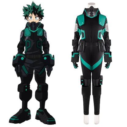 My Hero Academia World Heroes Mission Boku No Hero Akademia Izuku Midoriya Deku Winter Suit Cosplay Costume