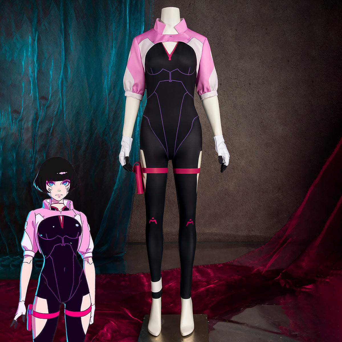 Cyberpunk: Edgerunners Ending Theme Let You Down Sasha Yakovleva Cosplay Costume