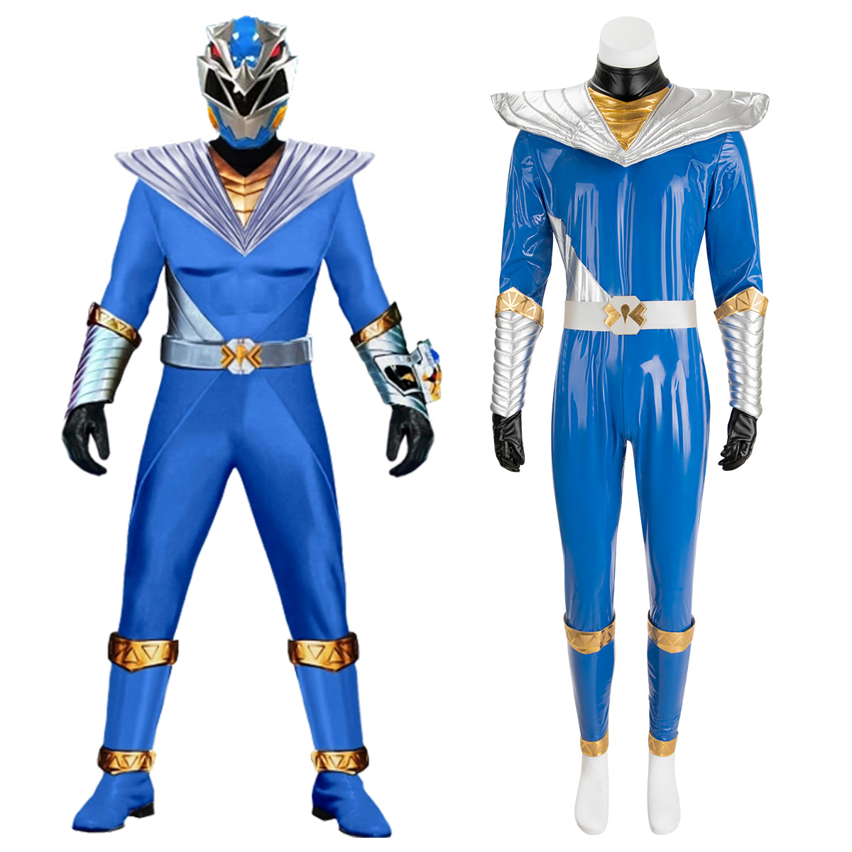 Power Rangers Cosmic Fury Cosmic Fury Blue Ranger Cosplay Costume