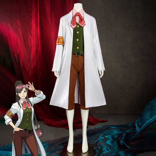 Ace Attorney Gyakuten Saiban Ema Skye Cosplay Costume