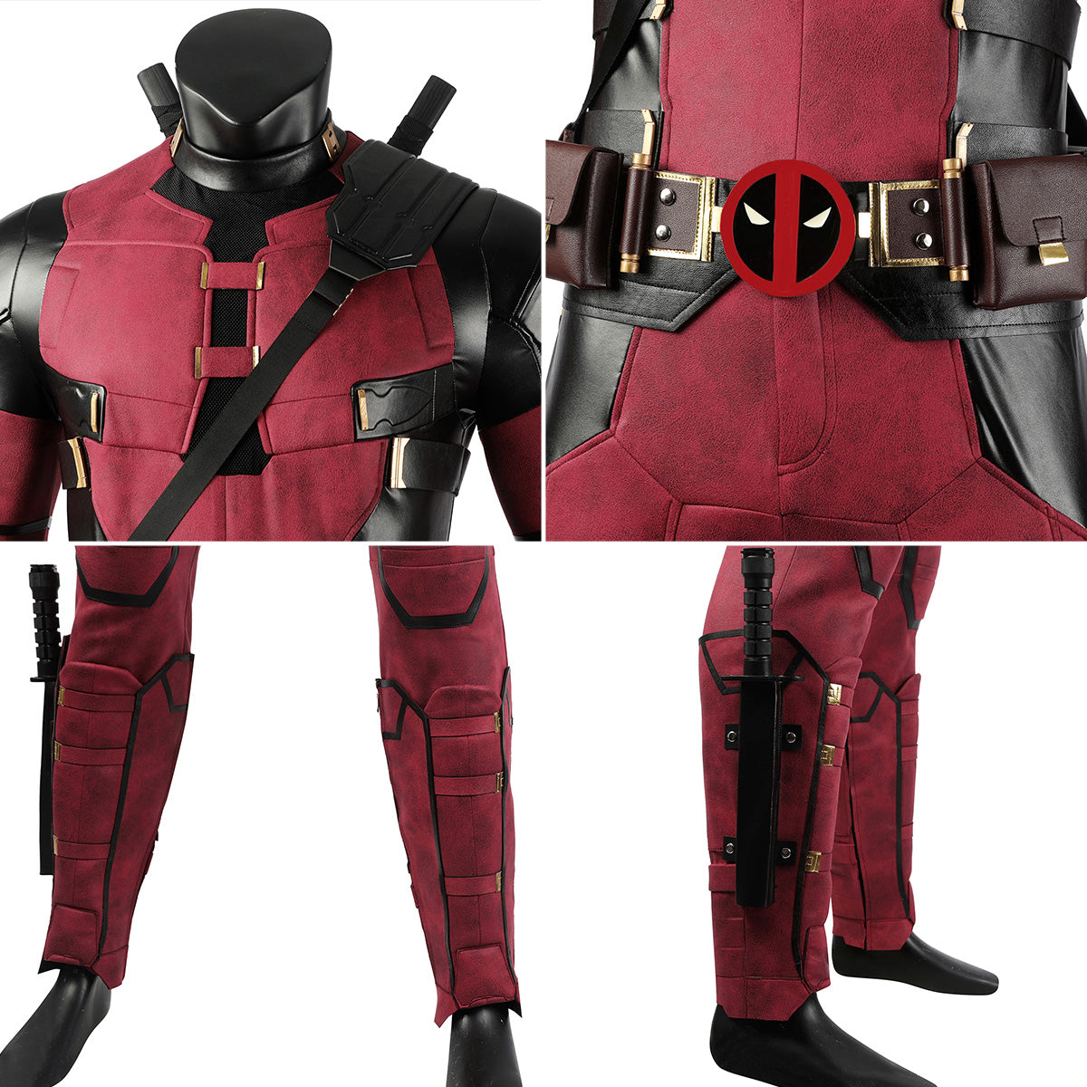 [In stock] Deadpool 3 Wolverine and Deadpool Wade Winston Wilson Cosplay Costume