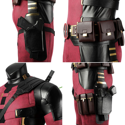 [In stock] Deadpool 3 Wolverine and Deadpool Wade Winston Wilson Cosplay Costume