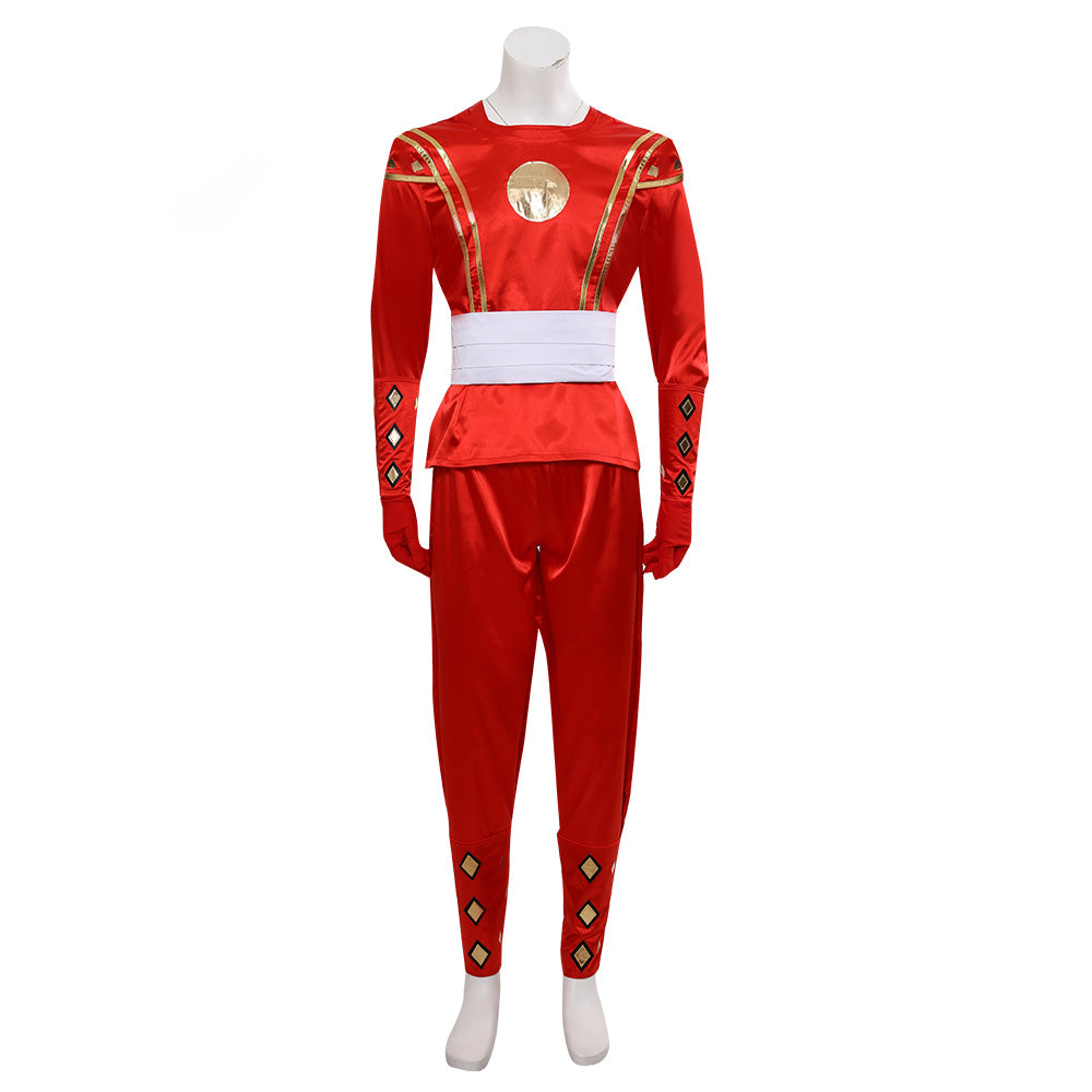 Power Rangers Red Ninjetti Ranger Red Ninja Ranger Cosplay Costume