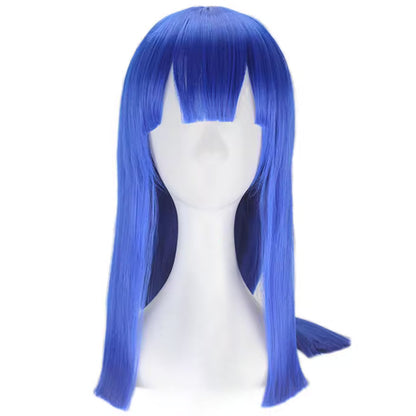 Pop Team Epic Poputepipikku Pipimi Blue Cosplay Wig