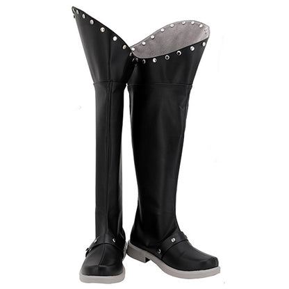 Akatsuki Deidara de Naruto Halloween zapatos blancos botas de Cosplay