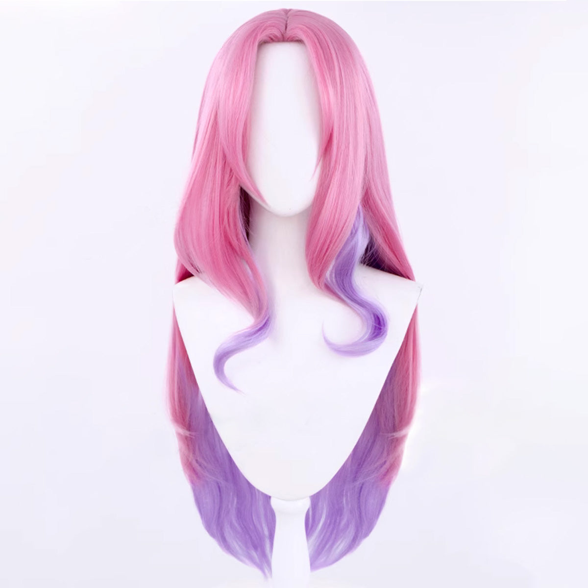 League of Legends LOL Prestige Crystal Seraphine Pink Purple Cosplay Wig