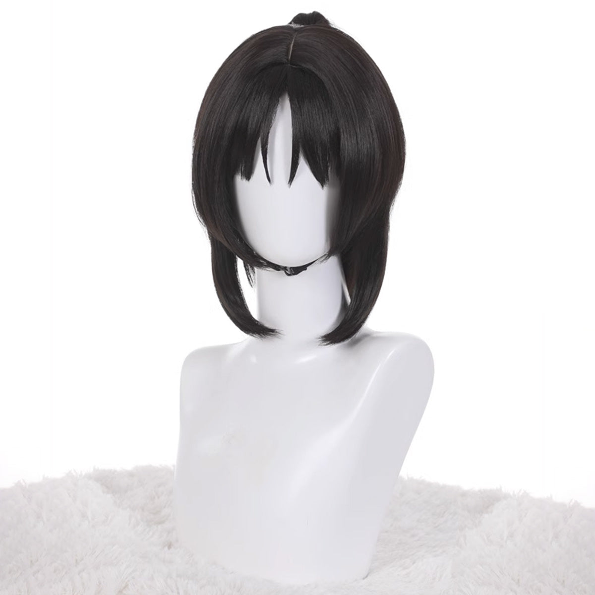 Zenless Zone Zero Nekomiya Mana Black Cosplay Wig