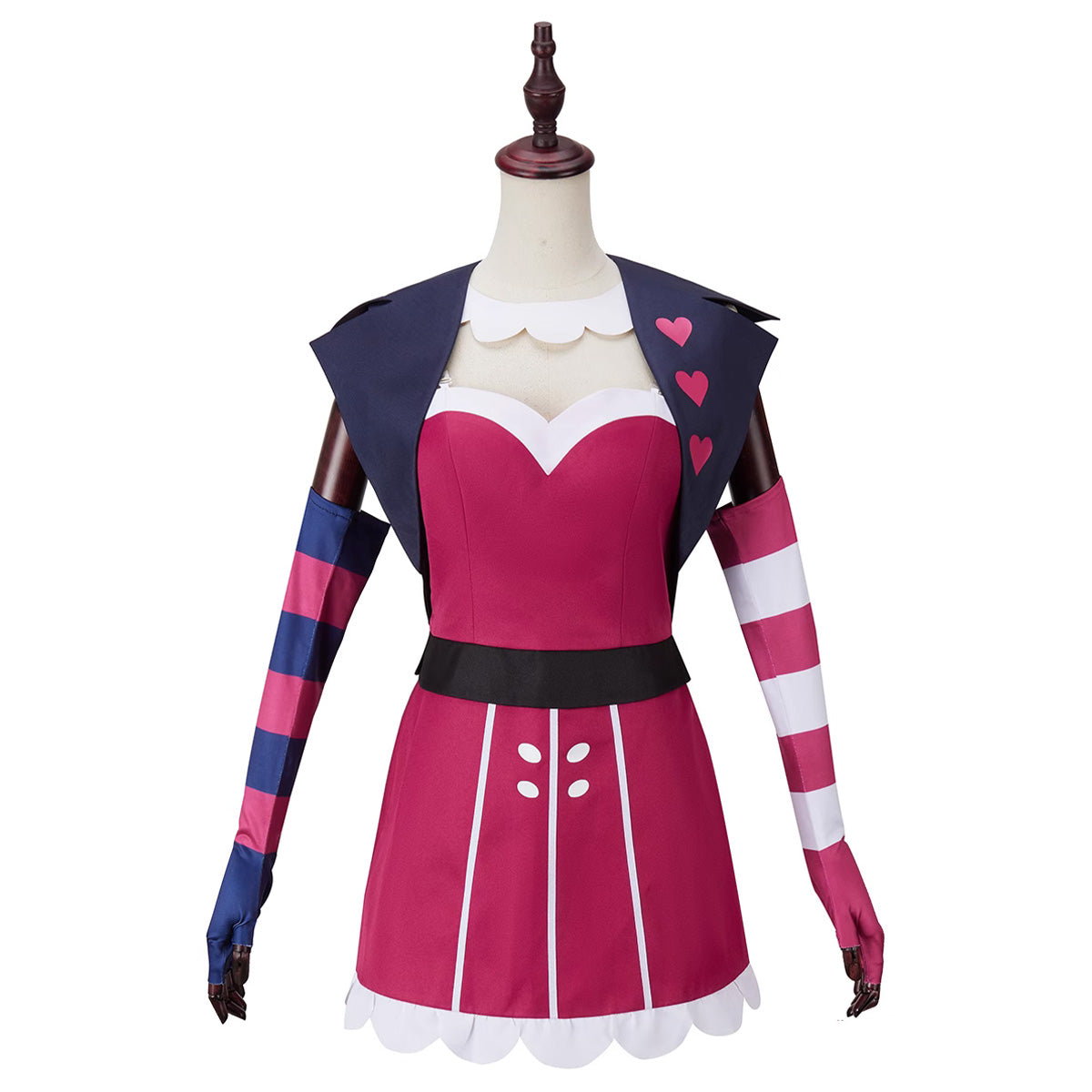 Hazbin Hotel Velvette Pink Dress Cosplay Costume