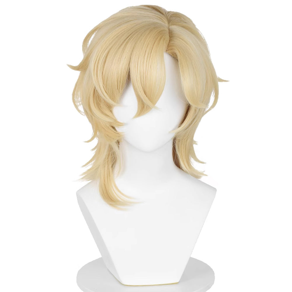 [in stock]Honkai: Star Rail Aventurine Gold Cosplay Wig