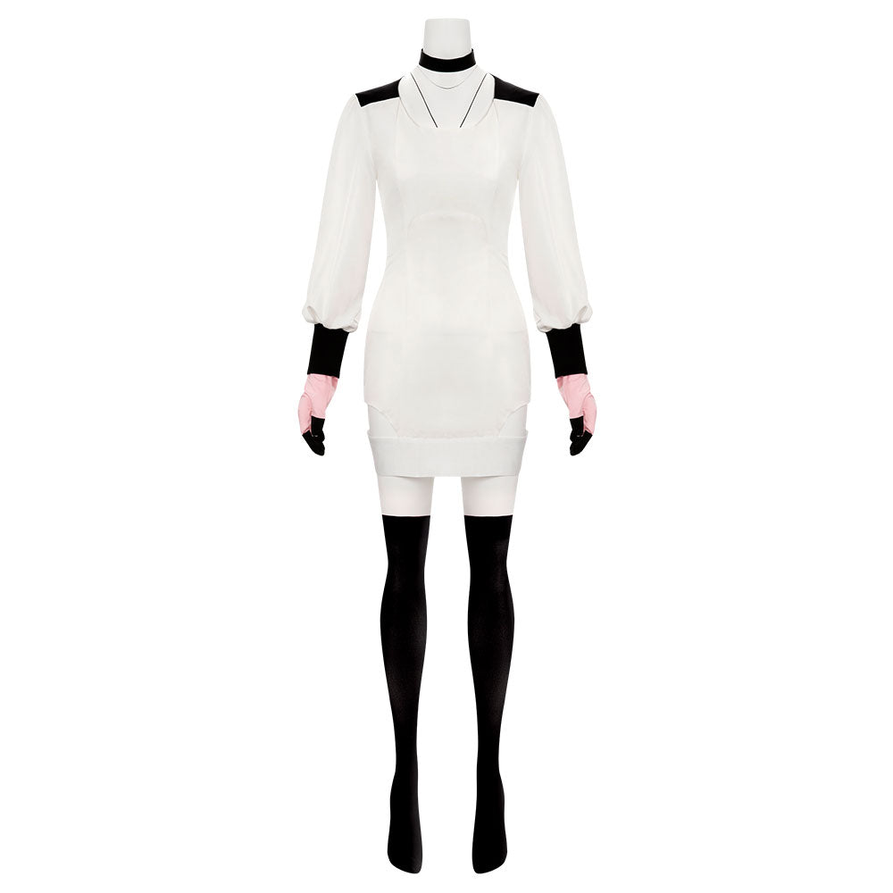 Cyberpunk: Edgerunners Ending Theme Let You Down White Cosplay Costume