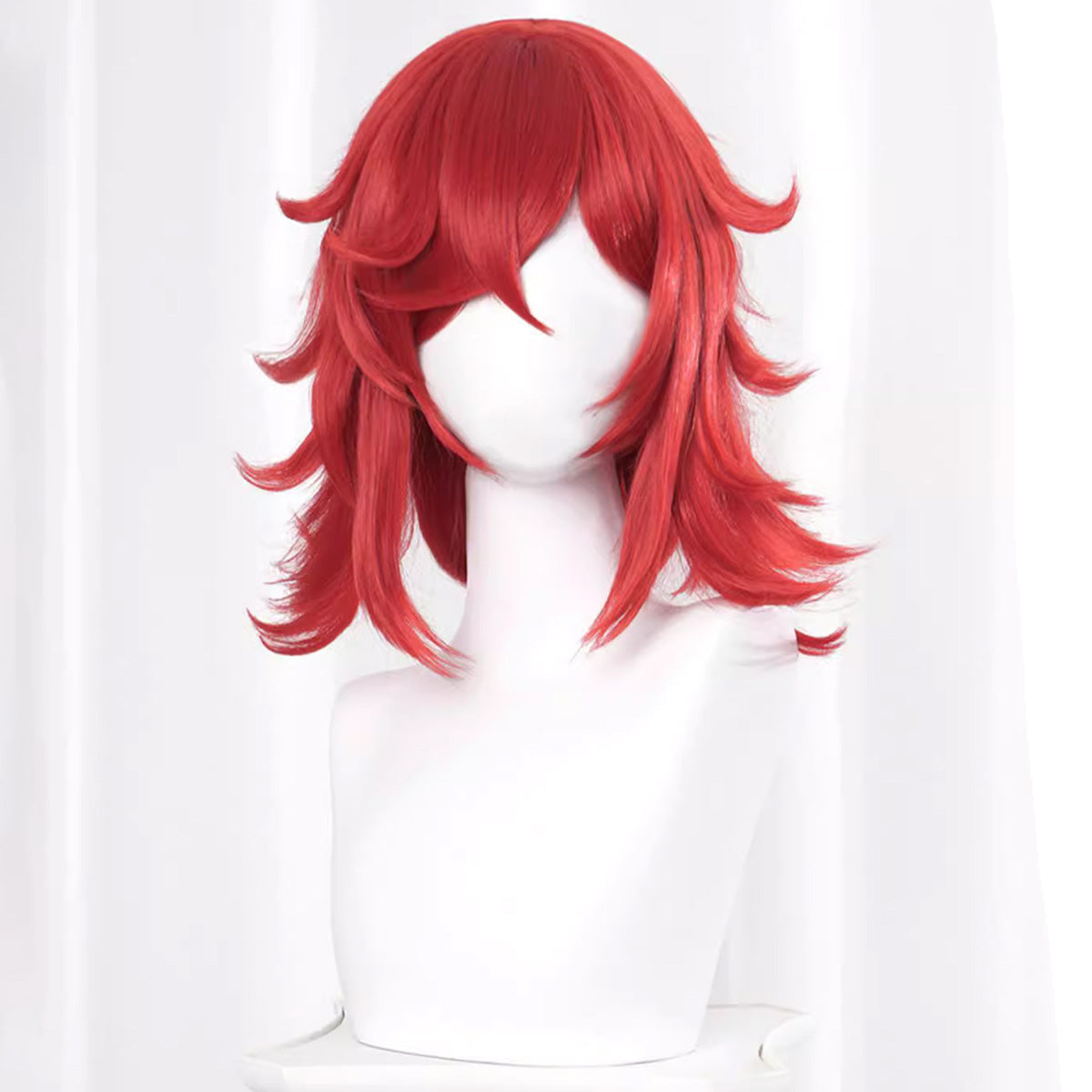 Honkai: Star Rail The Shacklebound Caterina Red Cosplay Wig