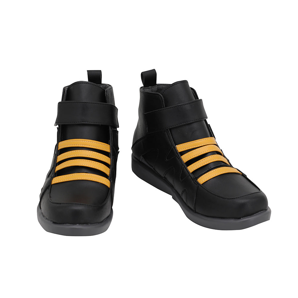 Valorant Phoenix Black Yellow Cosplay Shoes