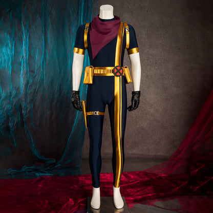 X-men Lucas Bishop Deep Blue Cosplay Costumes