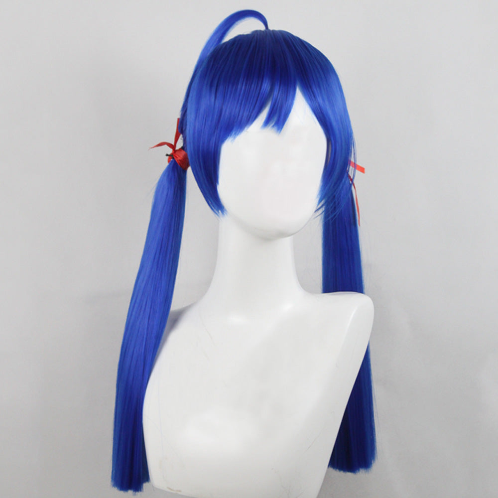 Garou Mark of the Wolves King of Fighters Hotaru Futaba Blue Cosplay Wig