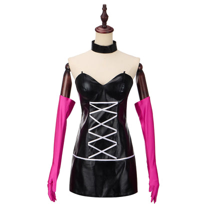 Hazbin Hotel Angel Dust Tight Dress Cosplay Costume