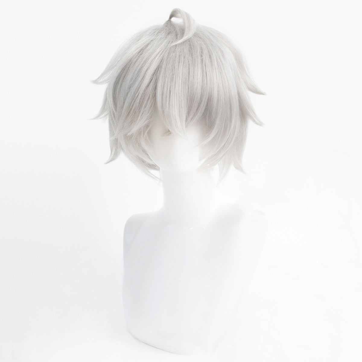 Zenless Zone Zero Random Play Play Wise Silver Cosplay Wig