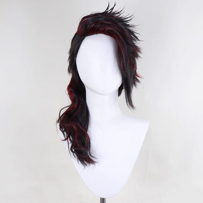 [in stock]Baldur's Gate III BG3 Karlach Black Red Cosplay Wig