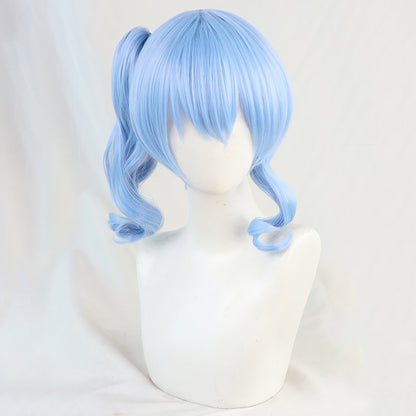 Hololive Vtuber Hoshimachi Suisei Blue Cosplay Wig