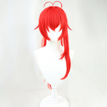 Genshin Impact Comics Diluc Red Cosplay Wig