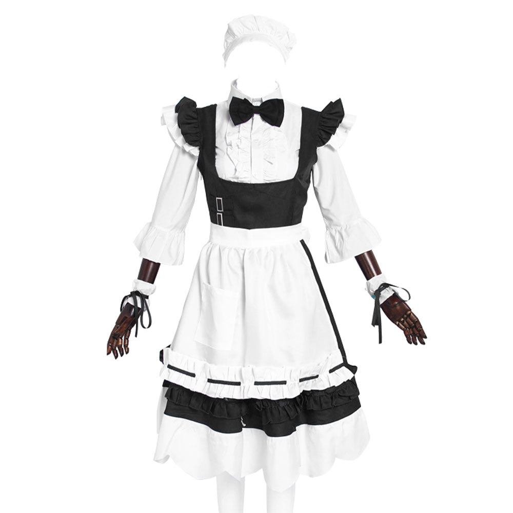 Final Fantasy XIV Housemaid's Apron Dress Cosplay Costume