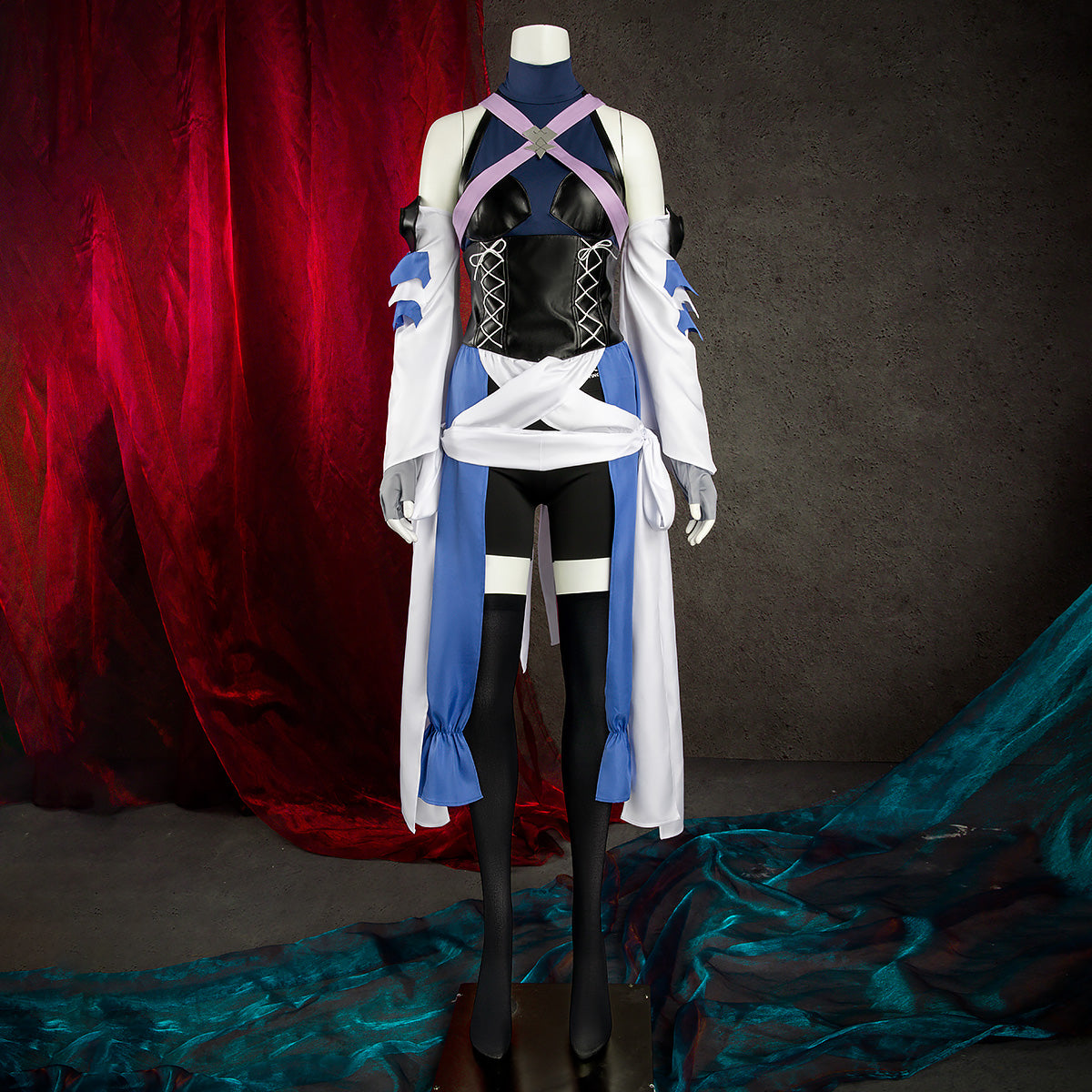 Kingdom Hearts Birth By Sleep Aqua Cosplay Costume