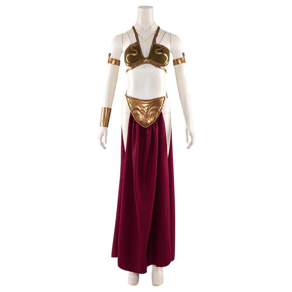 [in stock]Star Wars Princess Leia Slave Girl Cosplay Costume