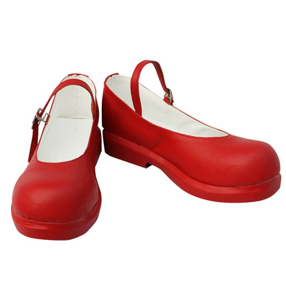 Touhou Project Kazami Yuuka Red Cosplay Shoes