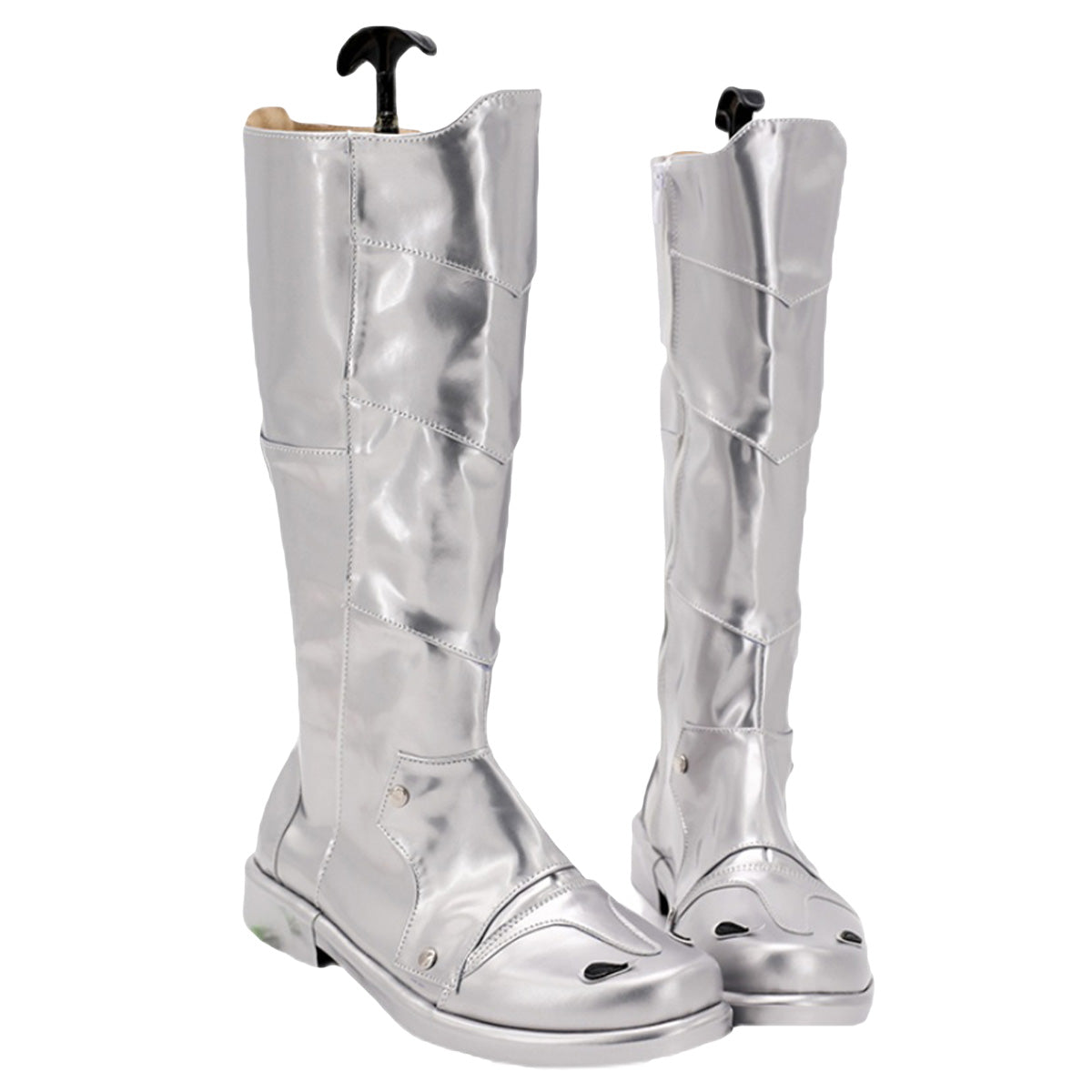 Kaiju No. 8 Kikoru Shinomiya Silver Shoes Cosplay Boots