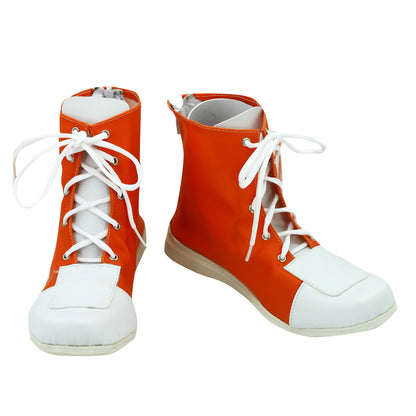 Katekyo Hitman Reborn! Sawada Tsunayoshi Orange Shoes Cosplay Boots