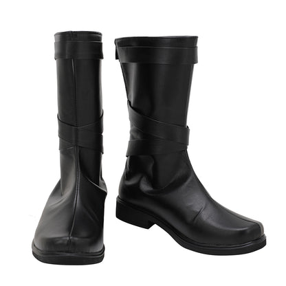 Valorant Omen Black Shoes Cosplay Boots