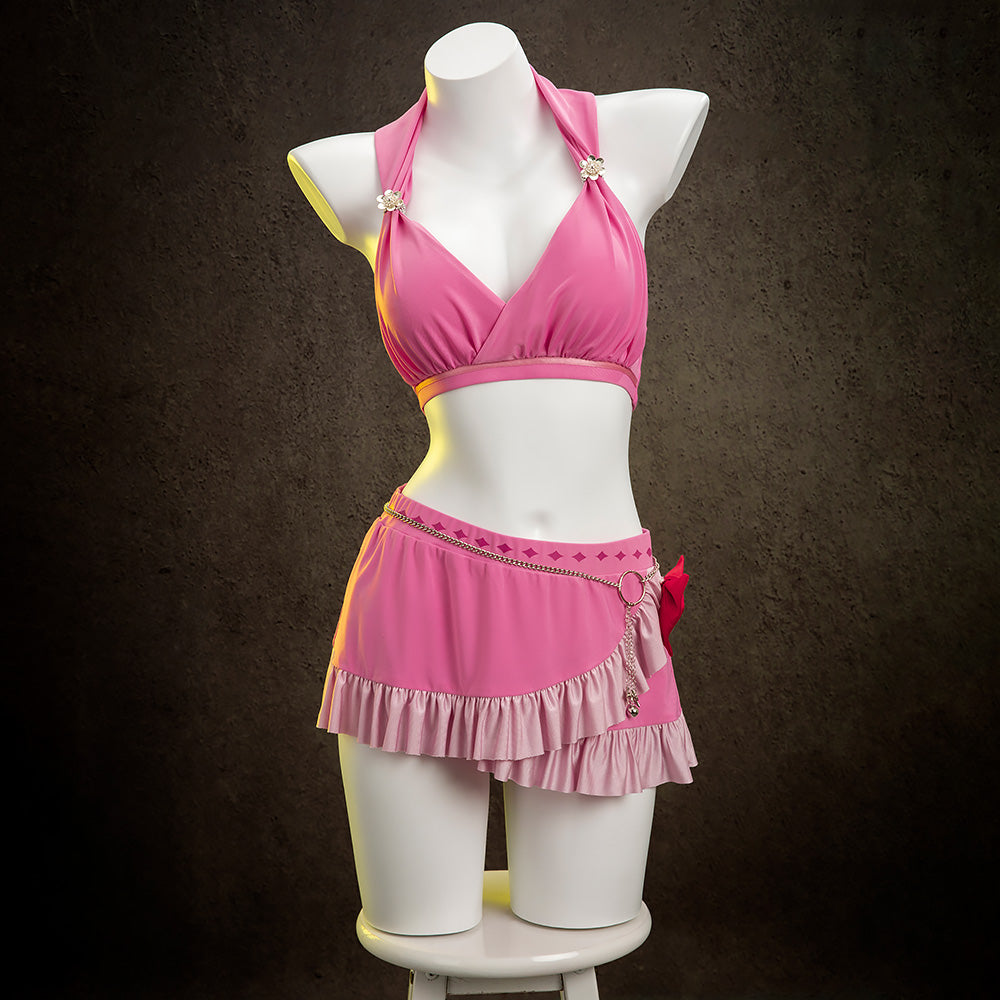 Final Fantasy VII Rebirth FF7 Aerith Gainsborough Swimsuit Cosplay