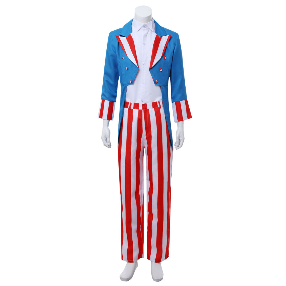 The Purge 3 : Election Year Uncle Sam Halloween Cosplay Costume