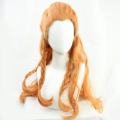 Genshin Impact Aloy Orange Cosplay Wig